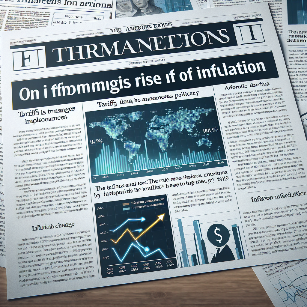 Article on inflation due to Trump Tariffs
